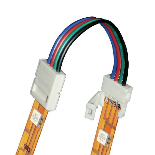 Коннектор гибкий Uniel UCX-SS4/B20-RGB WHITE 020 POLYBAG Л/Л RGB IP20 фото Коннектор гибкий Uniel UCX-SS4/B20-RGB WHITE 020 POLYBAG Л/Л RGB IP20 картинка